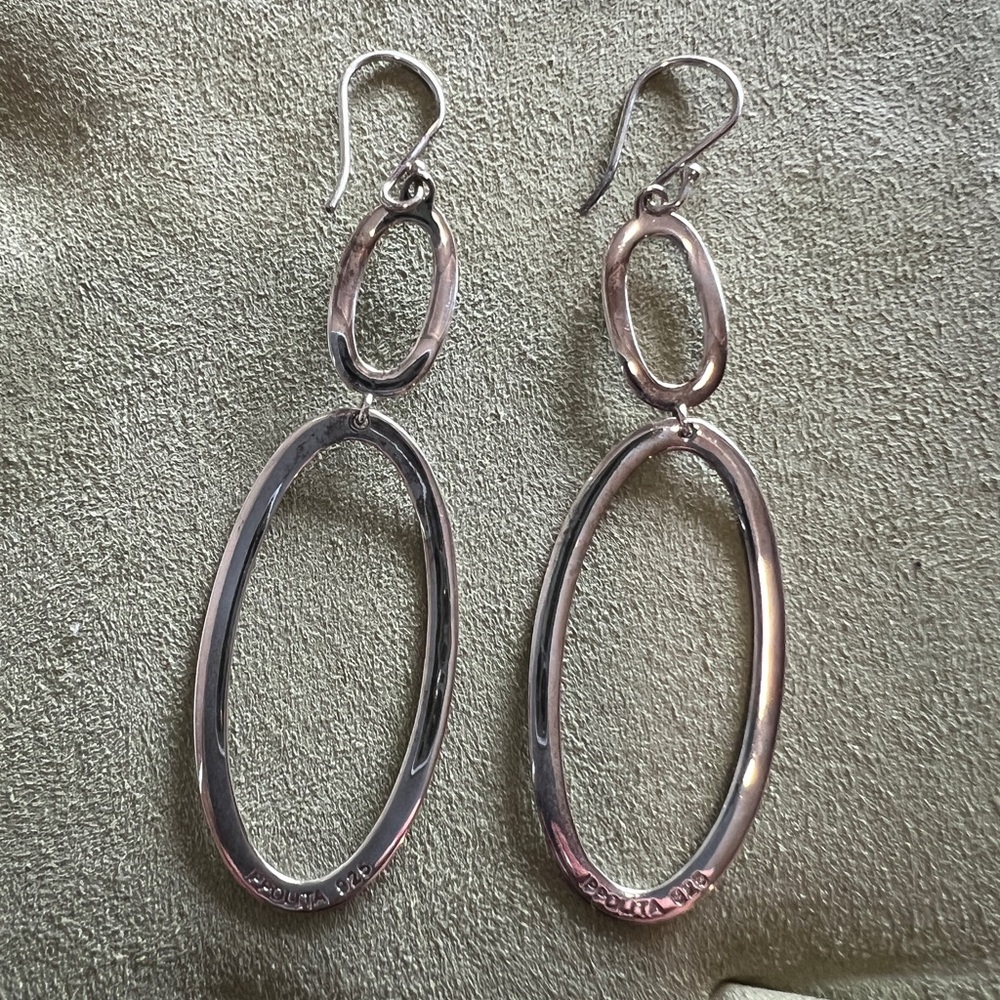 Ippolita sterling 925 double oval earrings